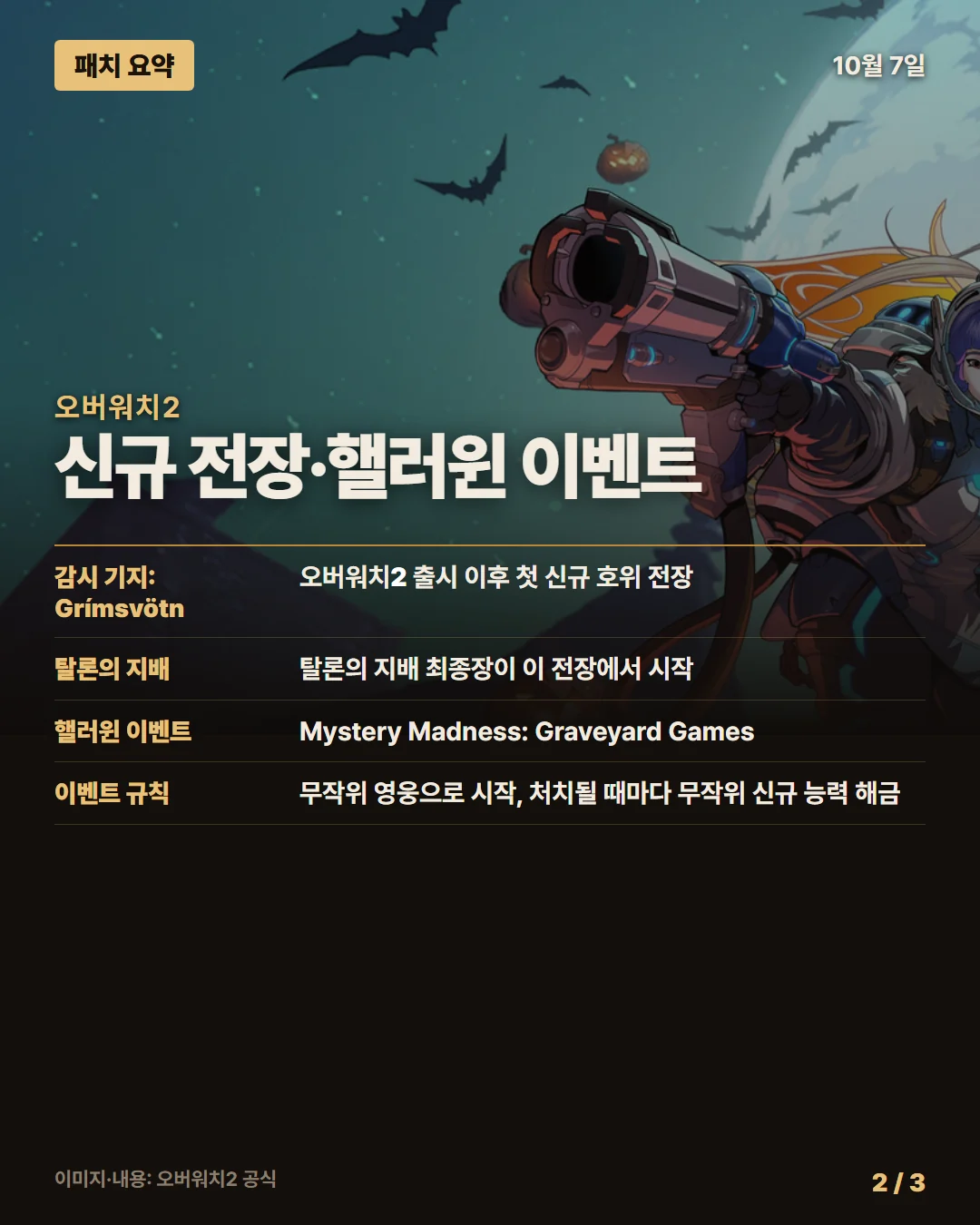 오버워치2 패치 요약 2/3
