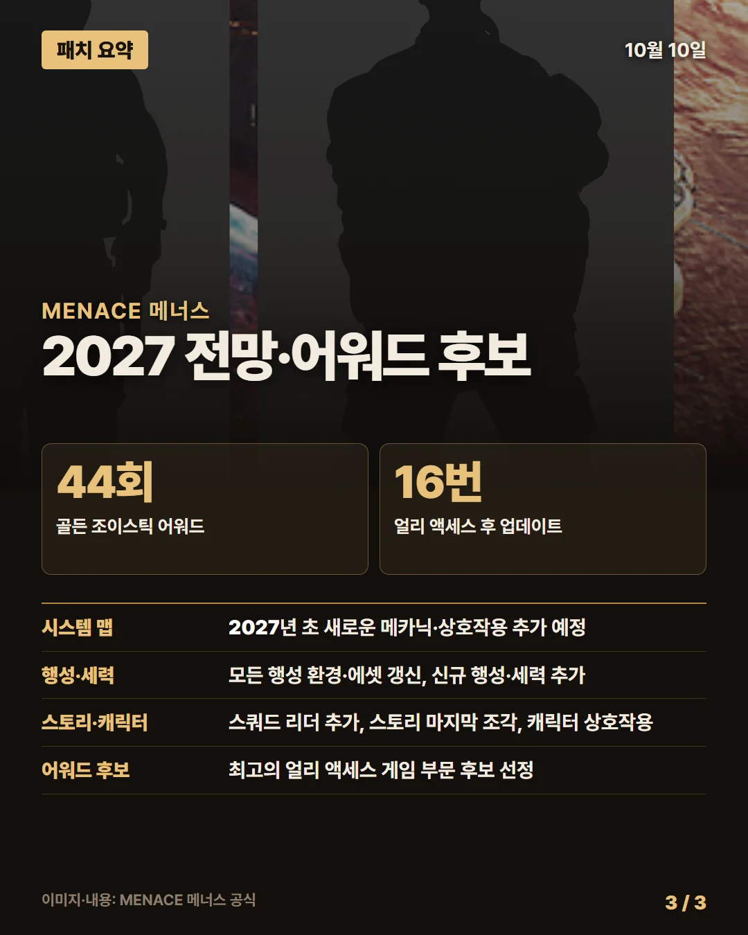 메너스 패치 요약 3/3