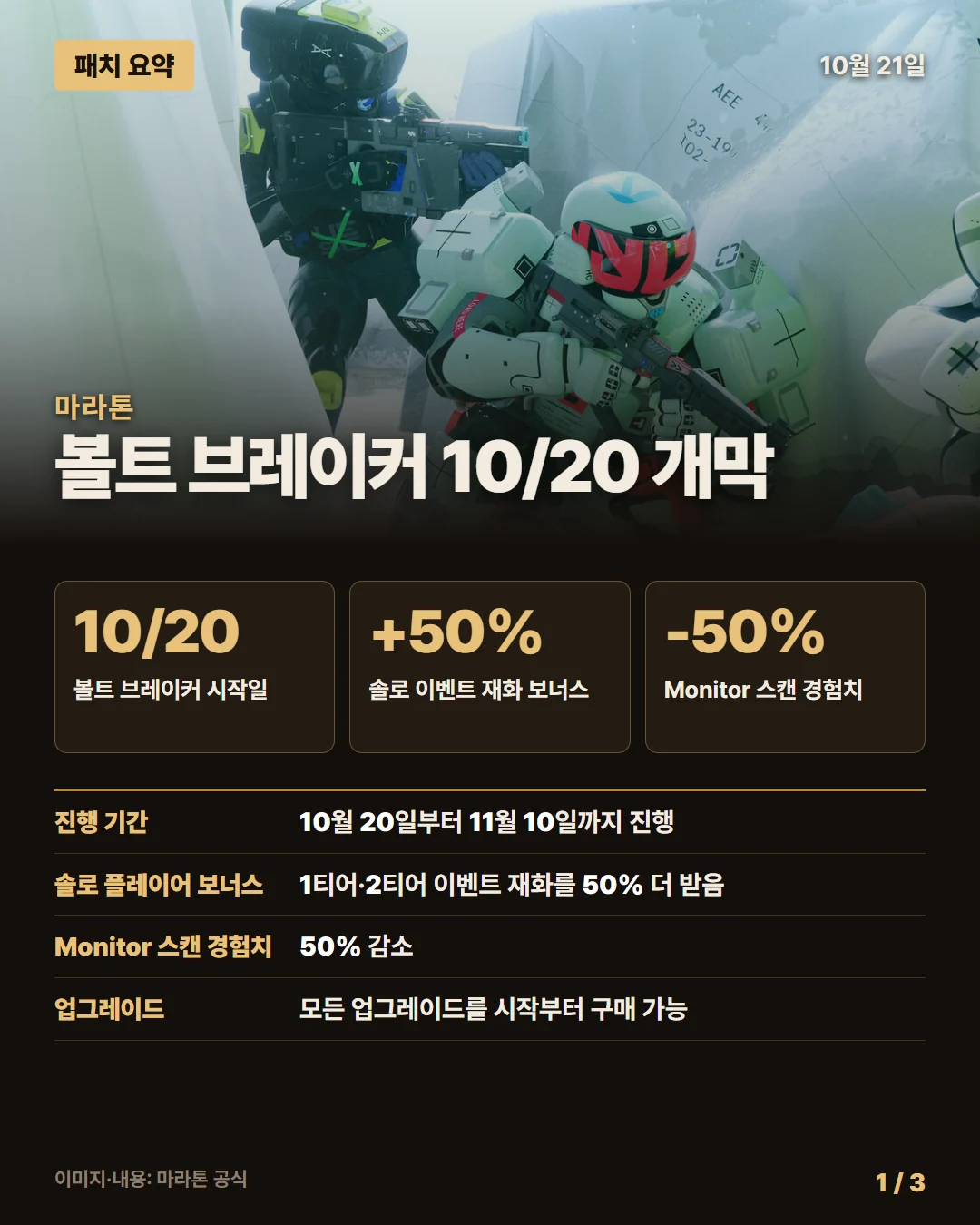 마라톤 패치 요약 1/3