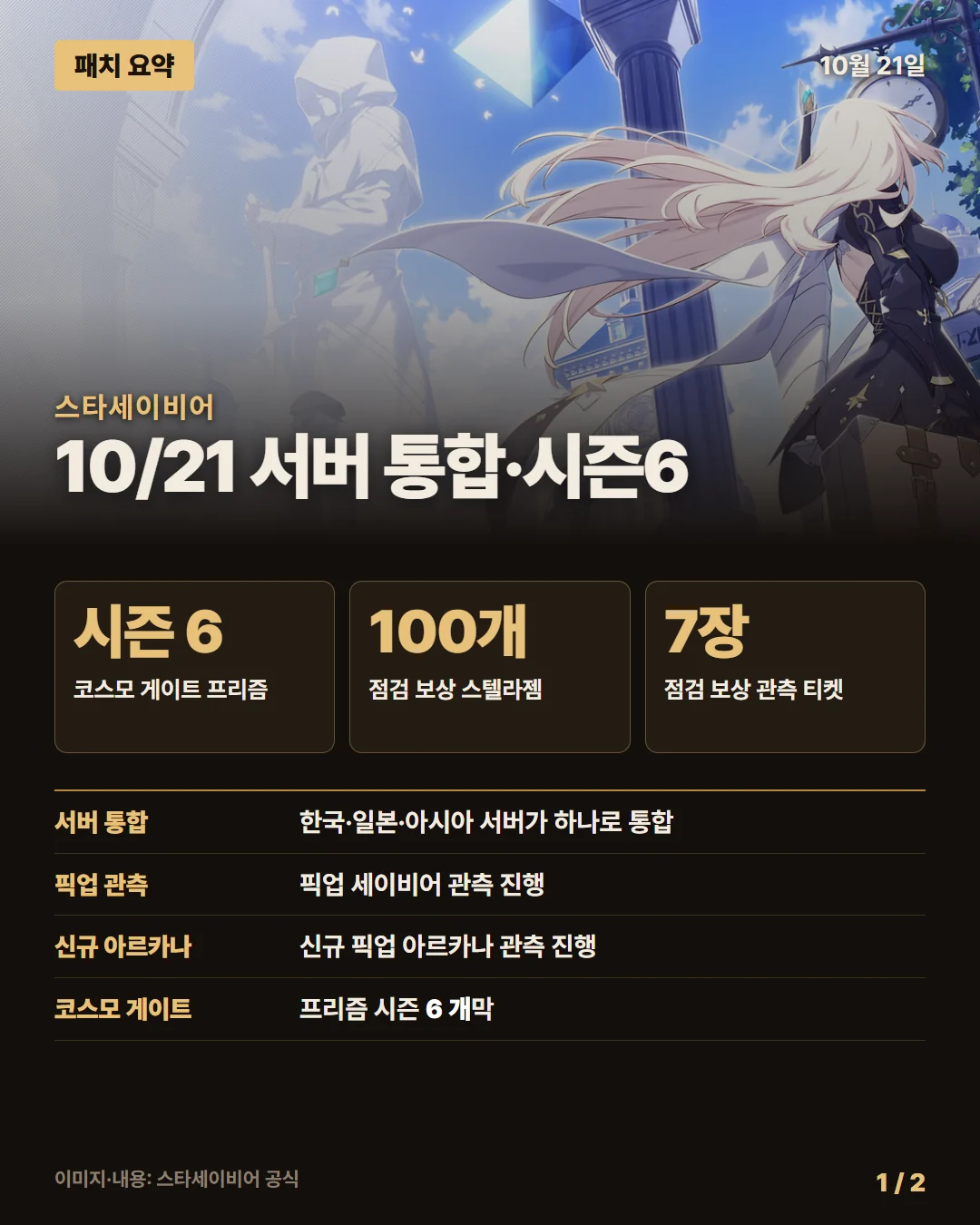 스타세이비어 패치 요약 1/2