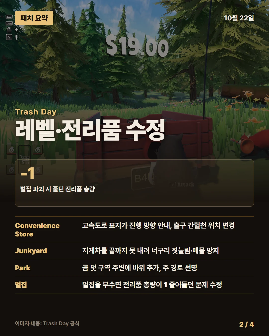 트래시 데이 패치 요약 2/4