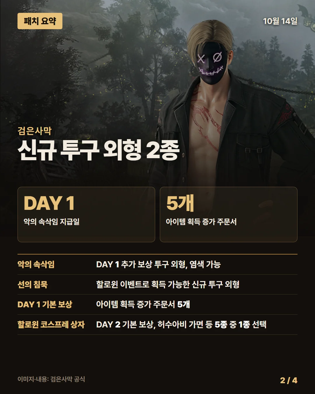 검은사막 패치 요약 2/4